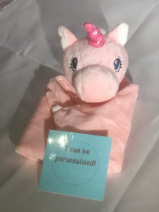 Supersoft Snuggle/Comforter Unicorn Pink