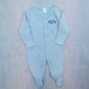 Blue Baby Sleepsuit