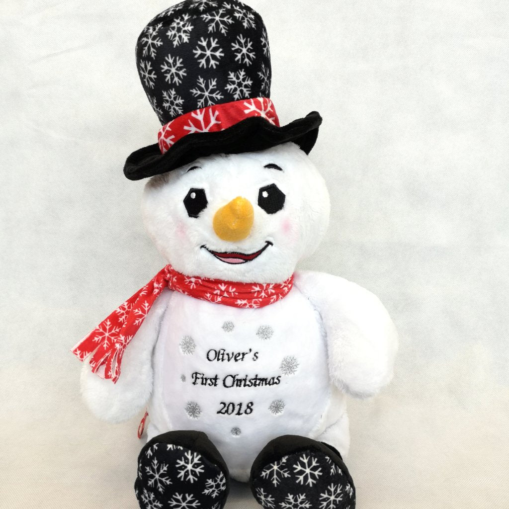 Personalised First Christmas Snowman