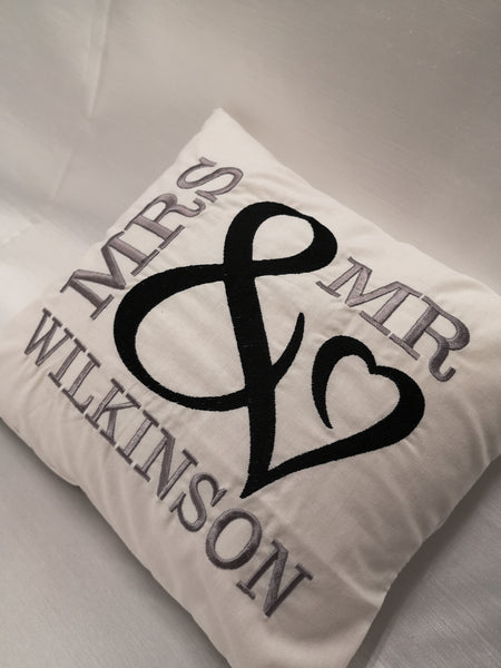 Personalised Married Couple Cushion